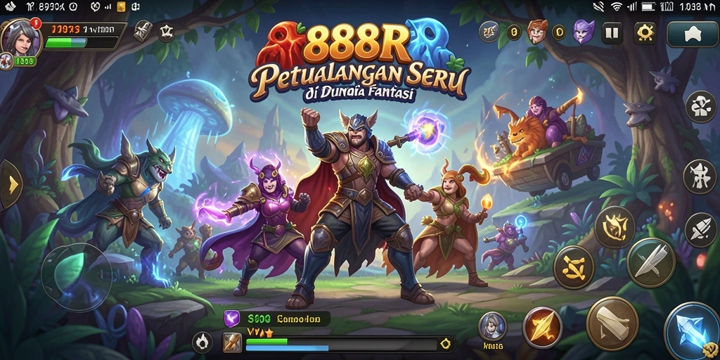 Screenshot gameplay 888R menampilkan aksi seru dan visual yang menawan.
