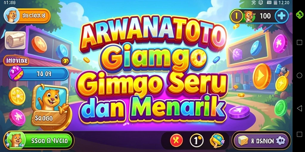 Screenshot ARWANATOTO menampilkan lapangan Bingo yang penuh warna dan seru.