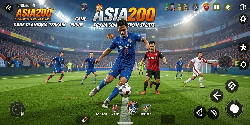 Tampilan gameplay seru dalam ASIA200 yang memacu adrenalin.