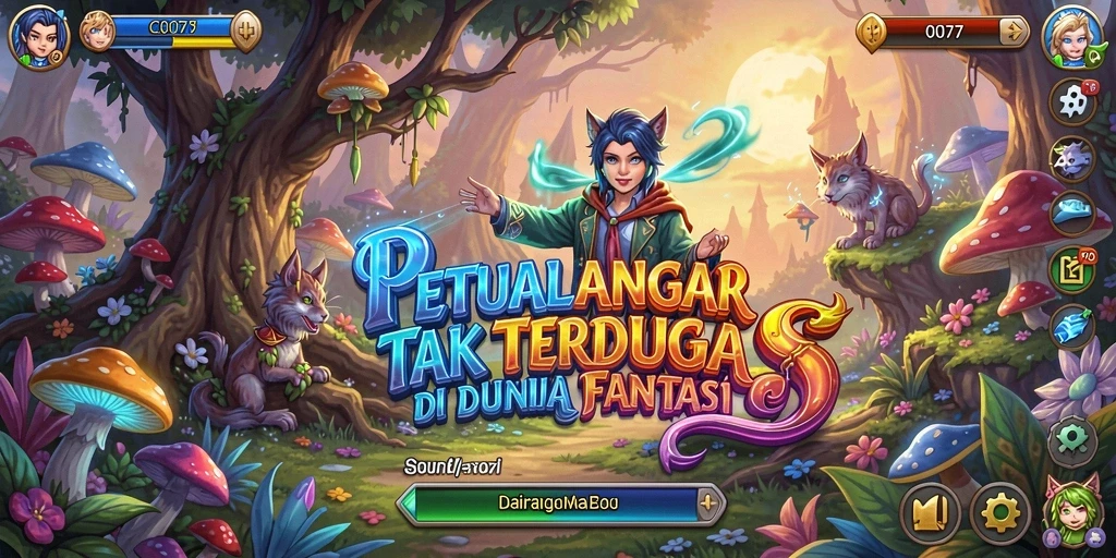 Screenshot utama C0077 menampilkan aksi seru dalam gameplay petualangan.