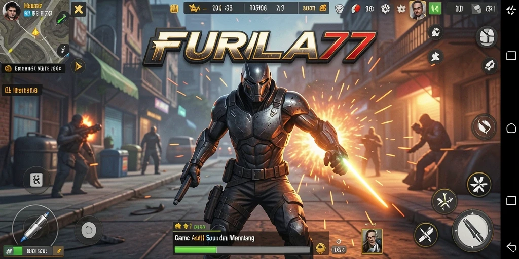 Tampilan gameplay FURLA77 yang seru saat bertarung.