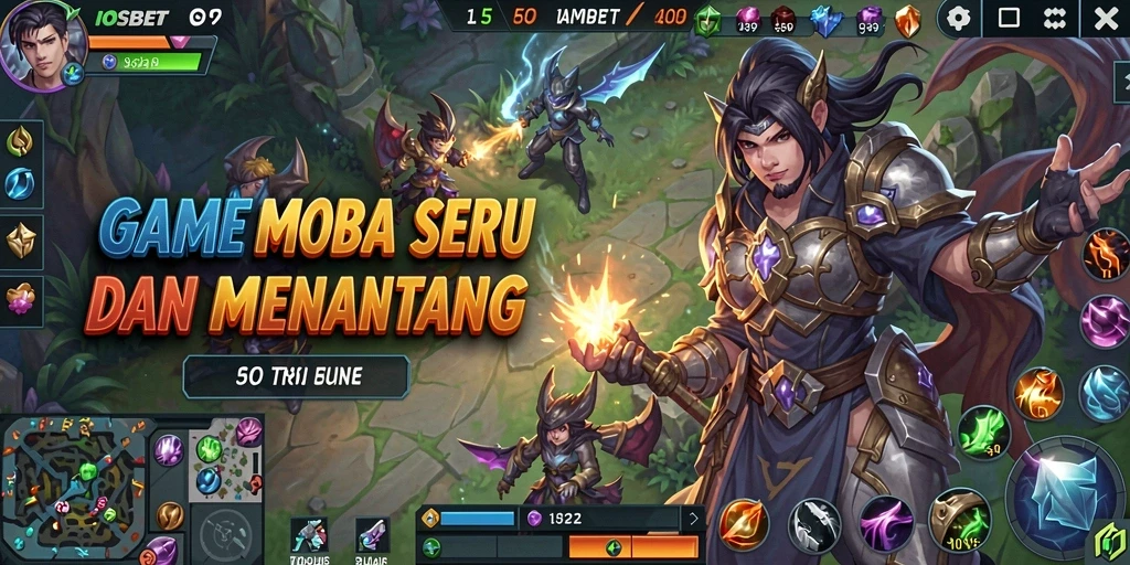 Tangkapan layar gameplay seru di dalam IOSBET menampilkan aksi tim yang dinamis.