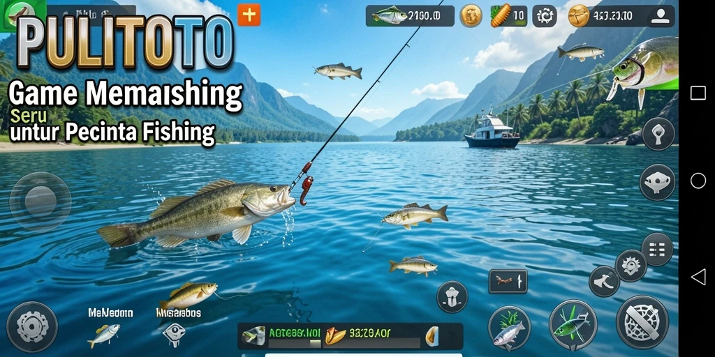 Tangkapan ikan yang megah dalam permainan memancing PULITOTO.