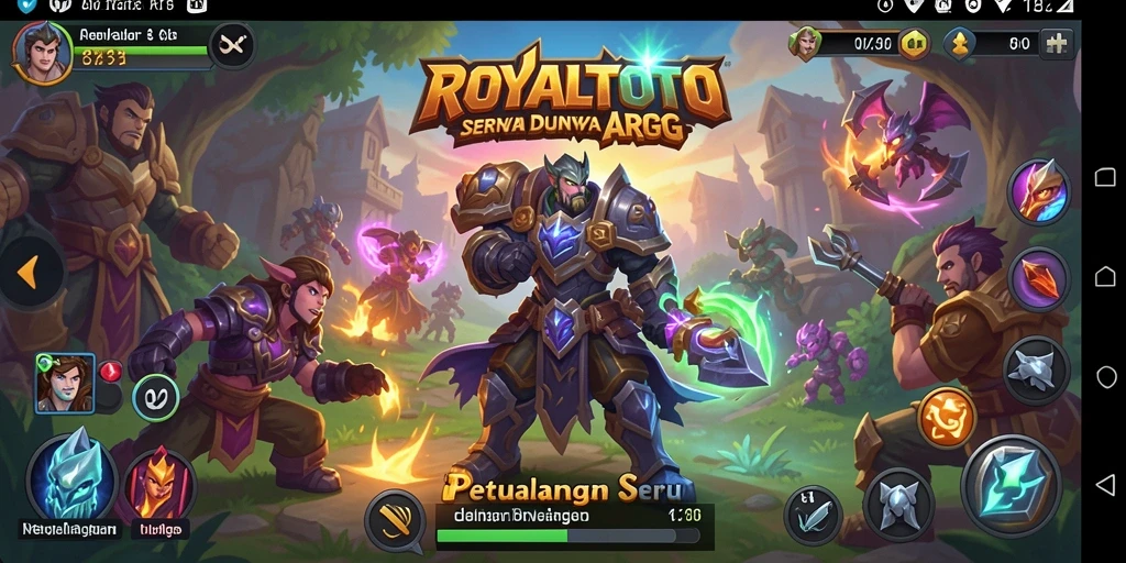 Tampilan menarik dari gameplay seru ROYALTOTO di dunia ARPG.