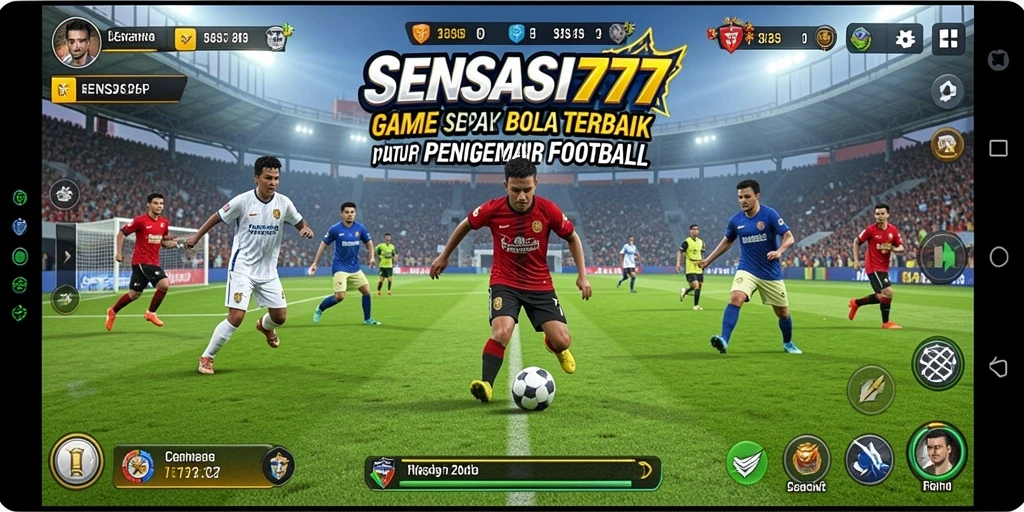Gameplay SENSASI777 dengan aksi seru di lapangan