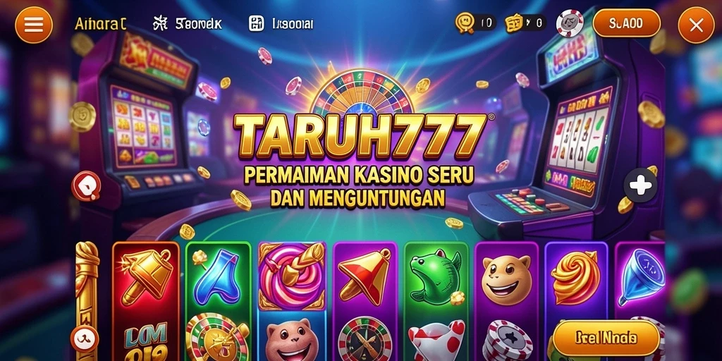 Tampilan gameplay TARUH777 yang memukau dengan permainan Kasino yang seru.